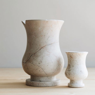 Petite Marble Tulip Vase