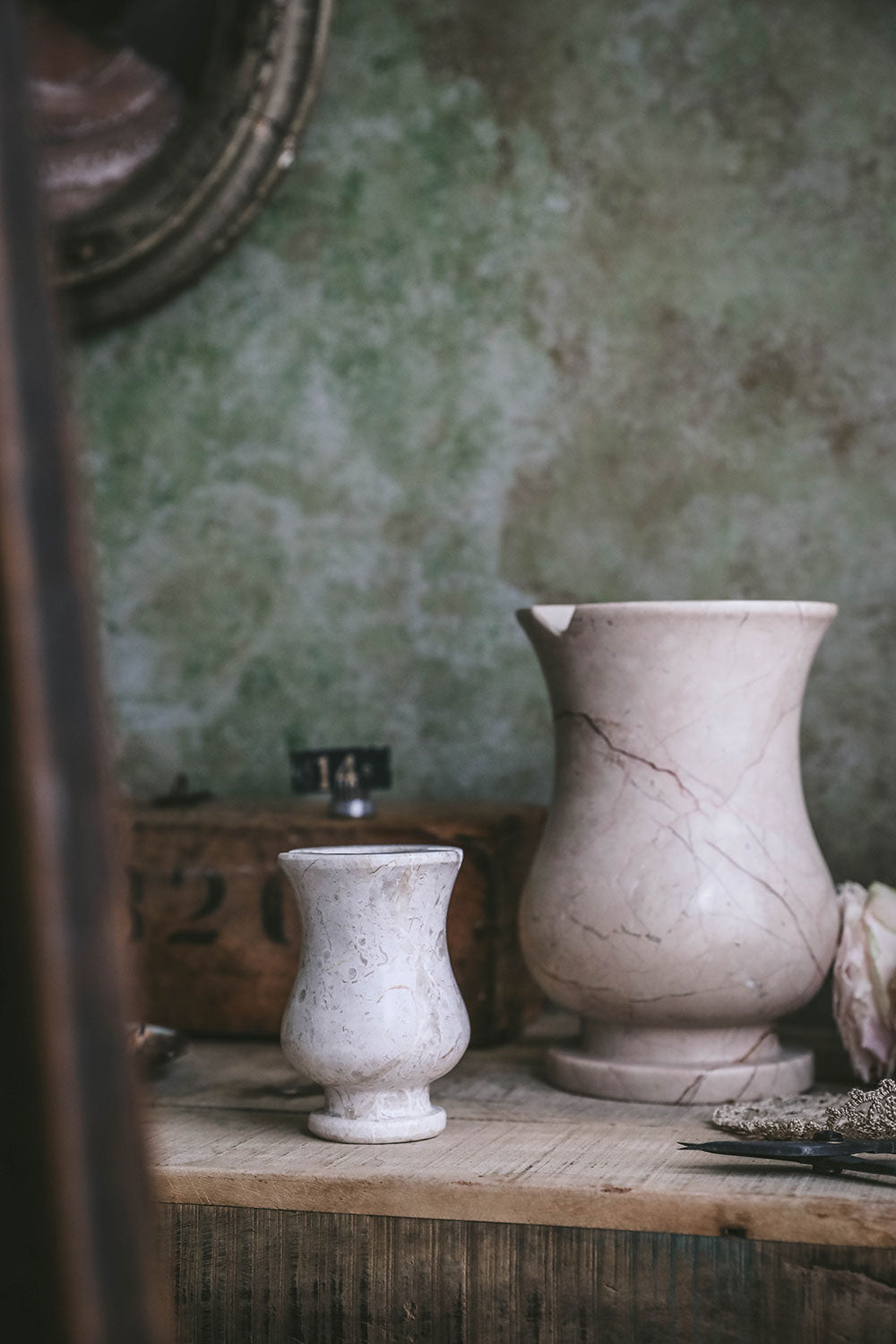 Petite Marble Tulip Vase