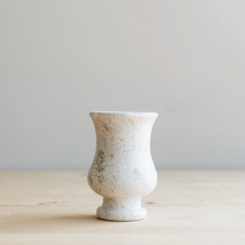 Petite Marble Tulip Vase