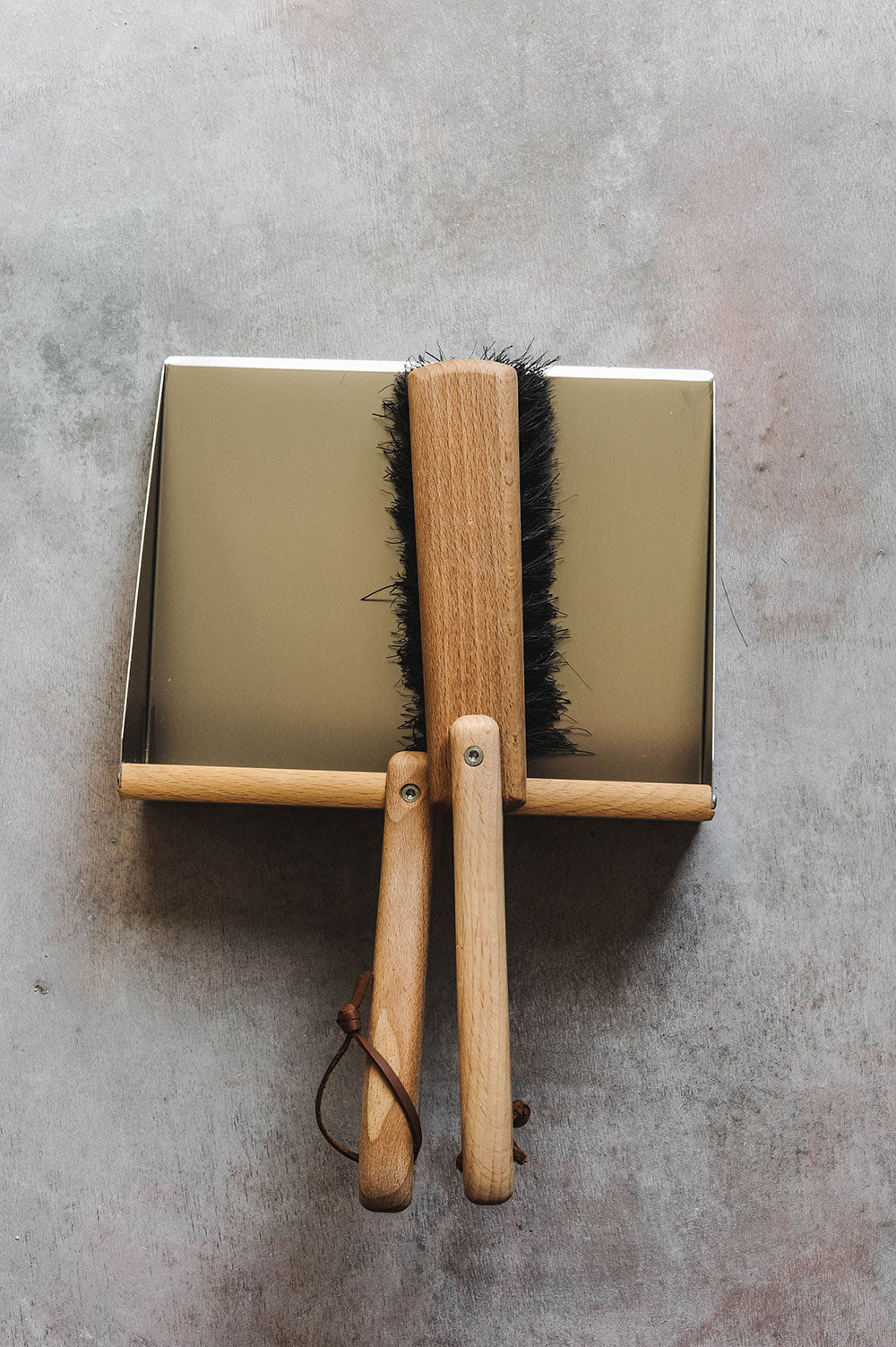 Metal Dustpan Set