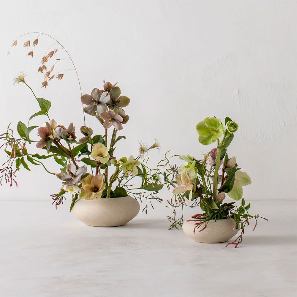 Minimal Ceramic Ikebana Vase