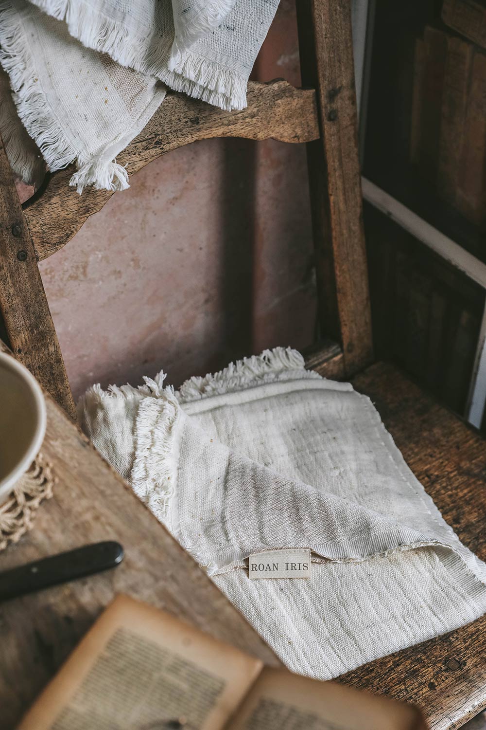 Muslin Cotton Towel - Oat