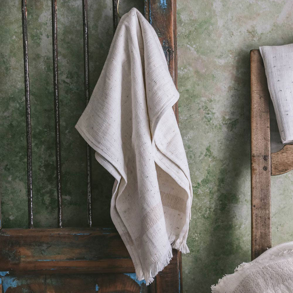 Muslin Cotton Towel - Oat