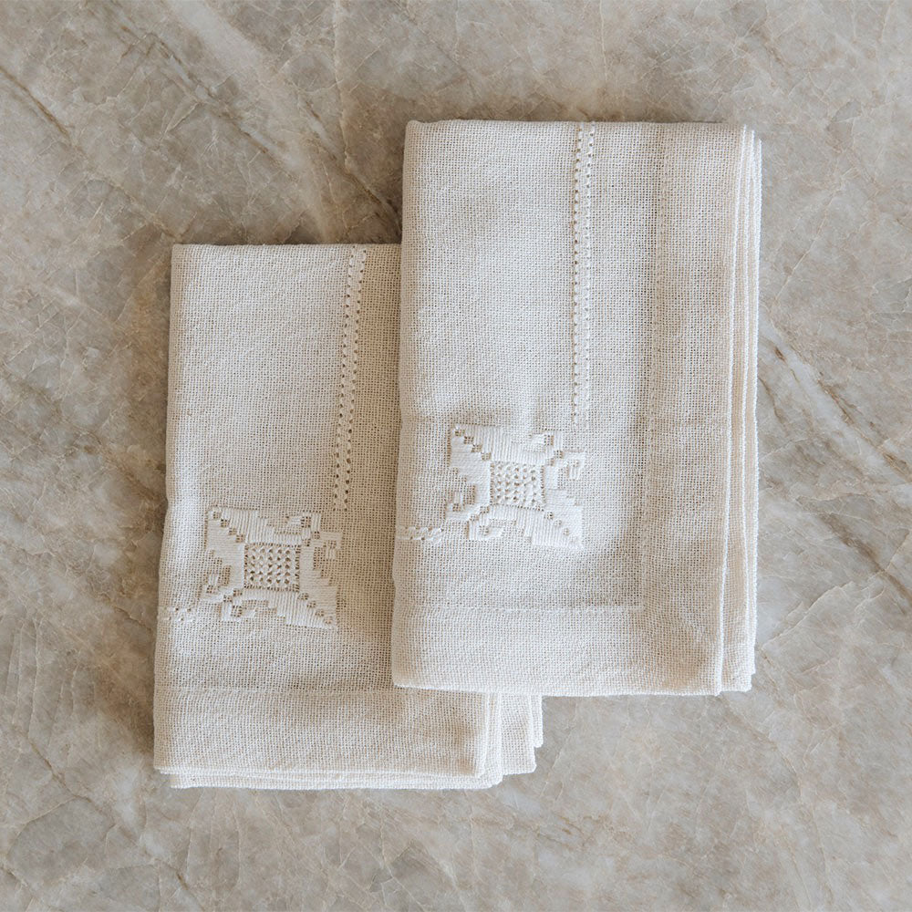 Handcrafted Needlework Napkin Set