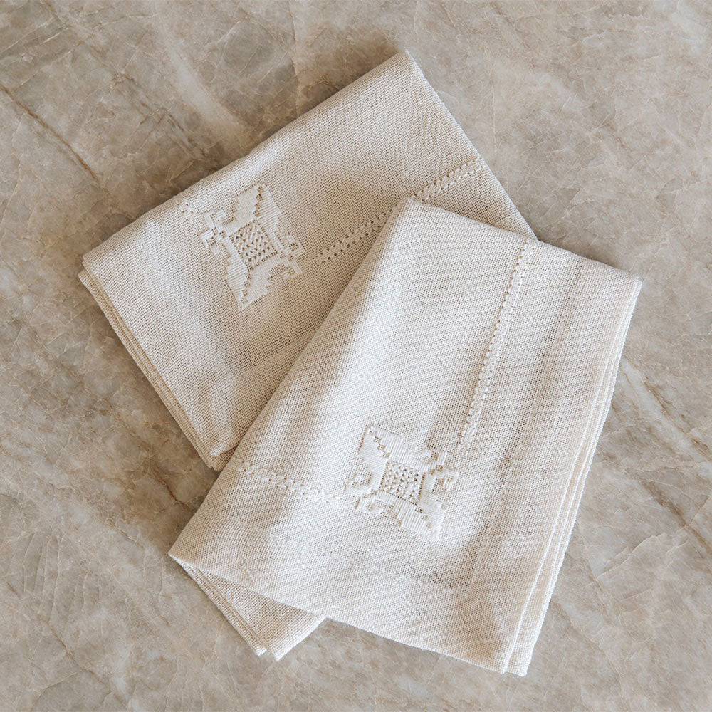 Handcrafted Needlework Napkin Set