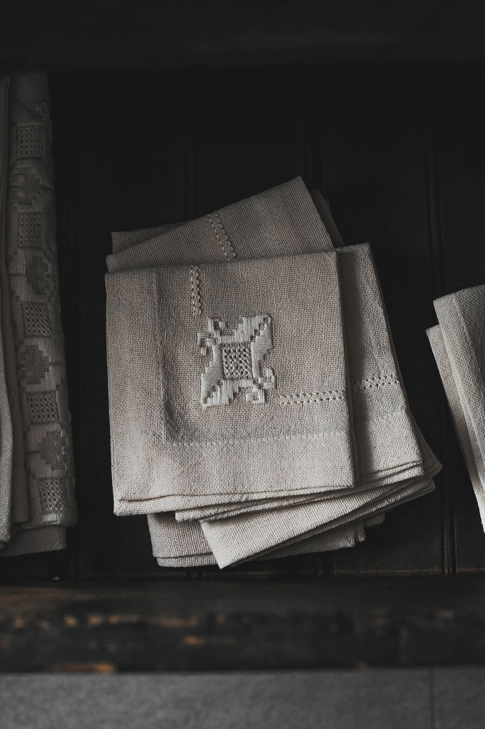 Handcrafted Needlework Napkin Set