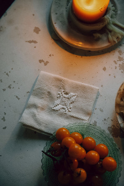 Handcrafted Needlework Napkin Set