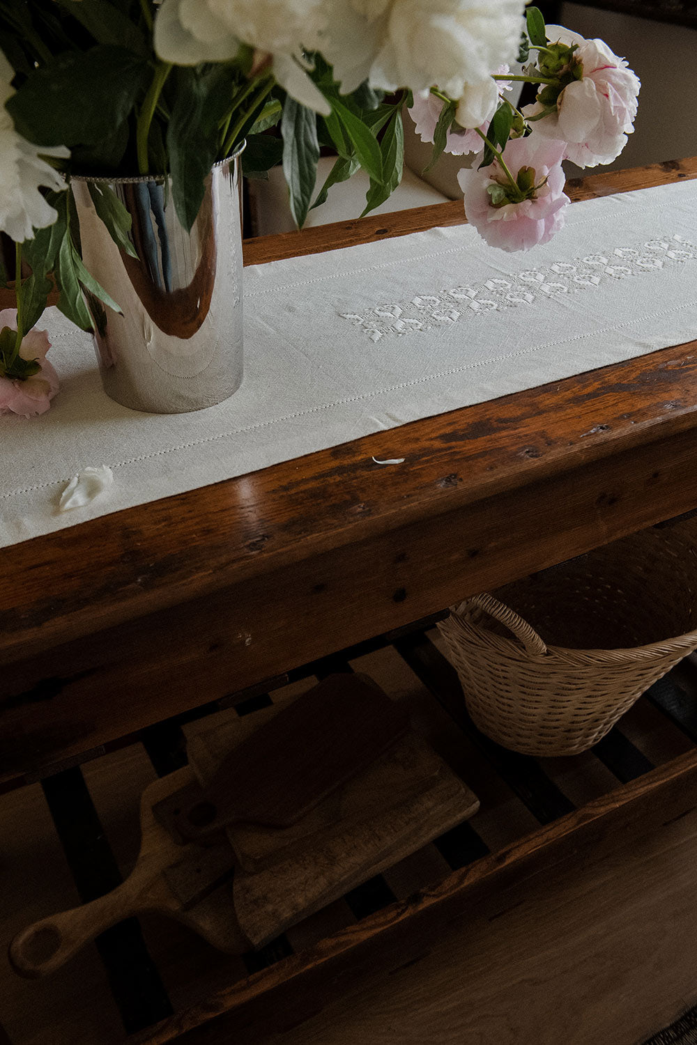 Handcrafted Needlework Table Runner