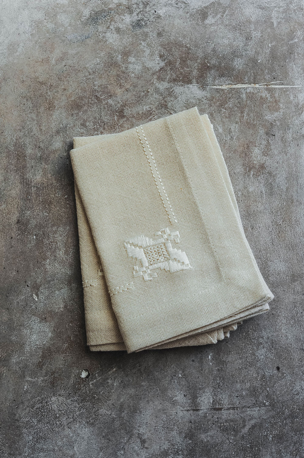 Handcrafted Needlework Napkin Set
