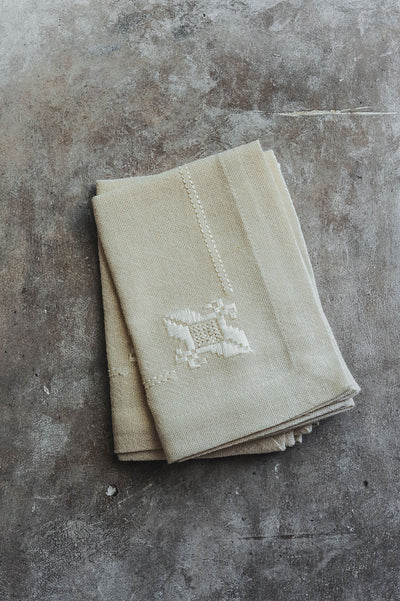 Handcrafted Needlework Napkin Set