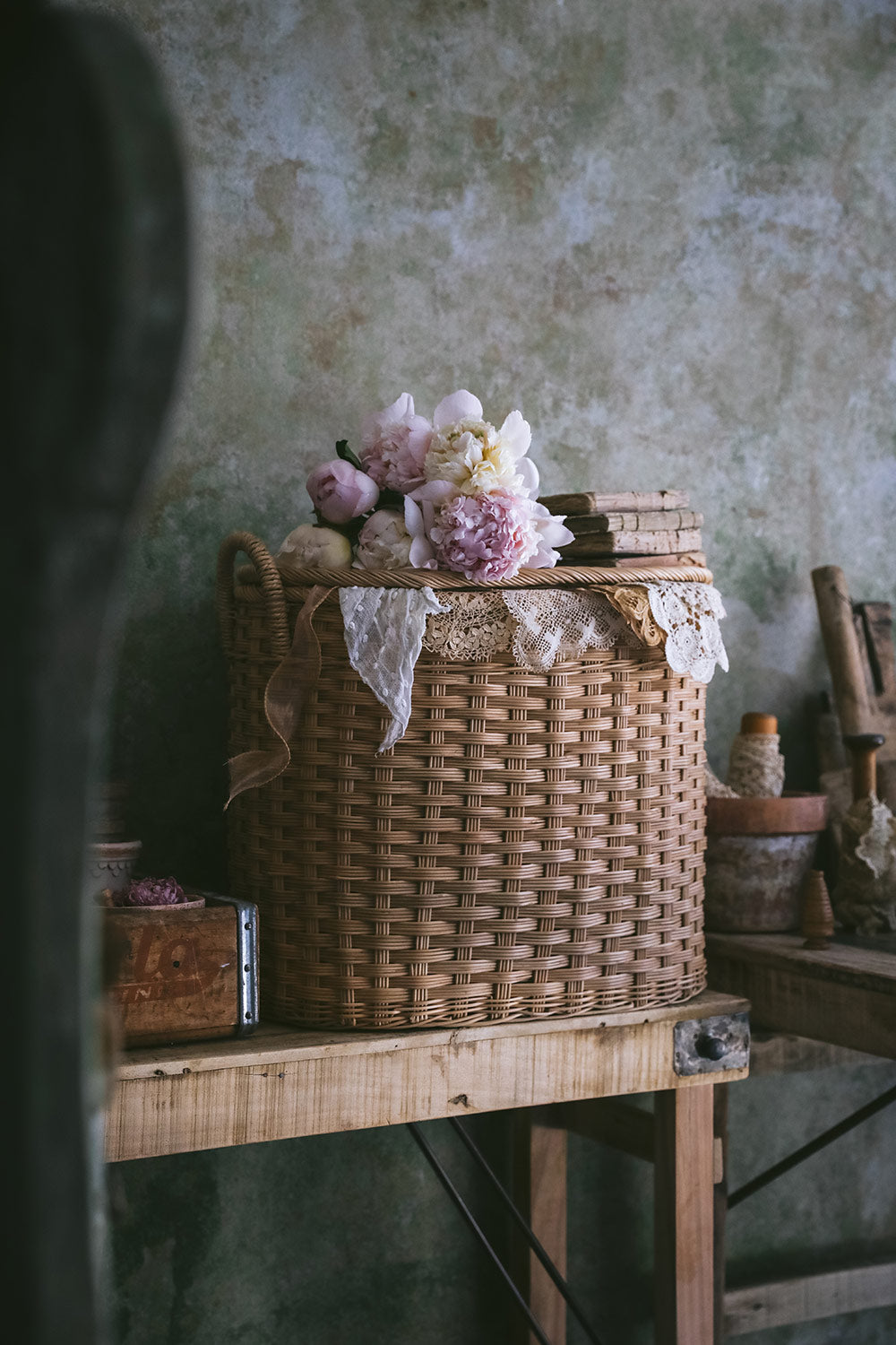 Handwoven Nesting Storage Hamper - Oval