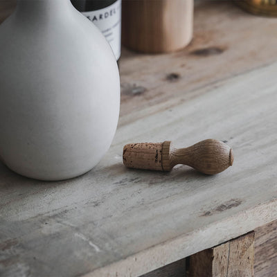 Oak Bottle Stopper