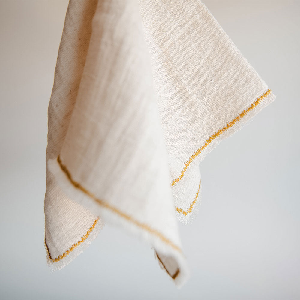 Ochre Stitch Napkin Set