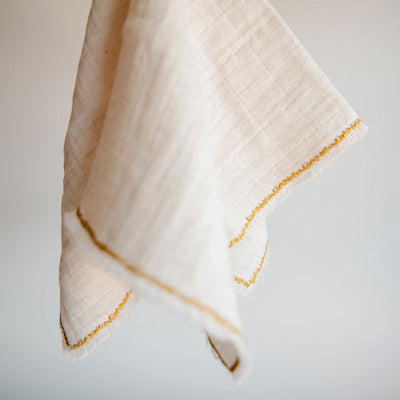 Ochre Stitch Napkin Set