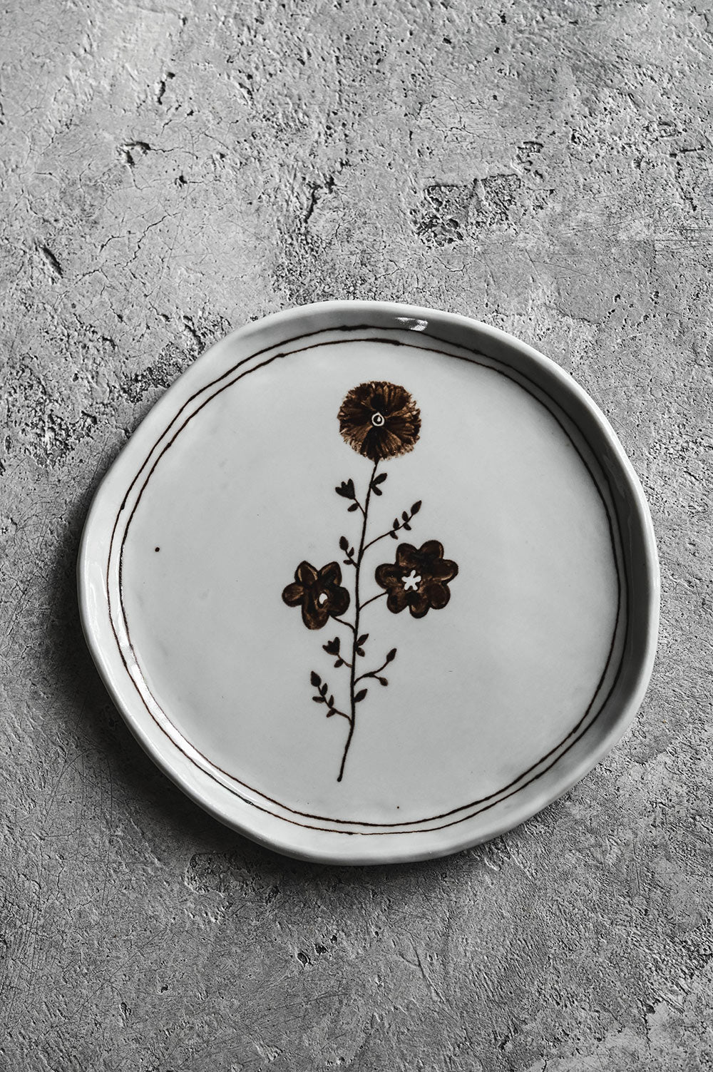 Hand-painted Posy Plate No. 1