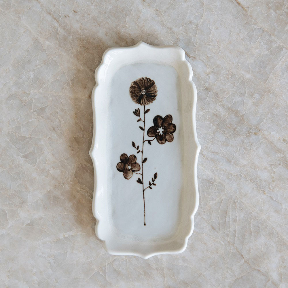 Hand-painted Posy Tray No. 6