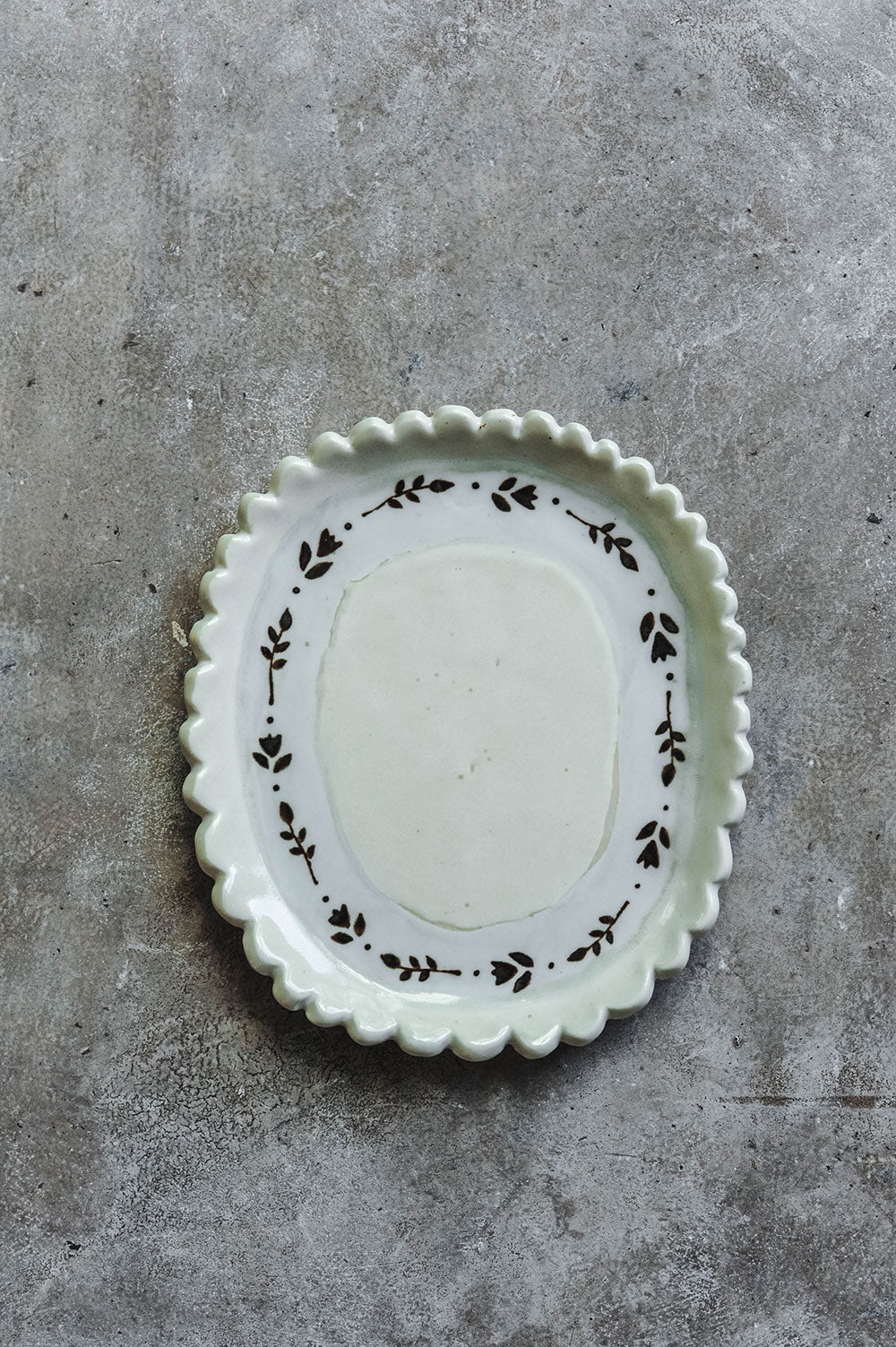 Hand-painted Posy Tray No. 7