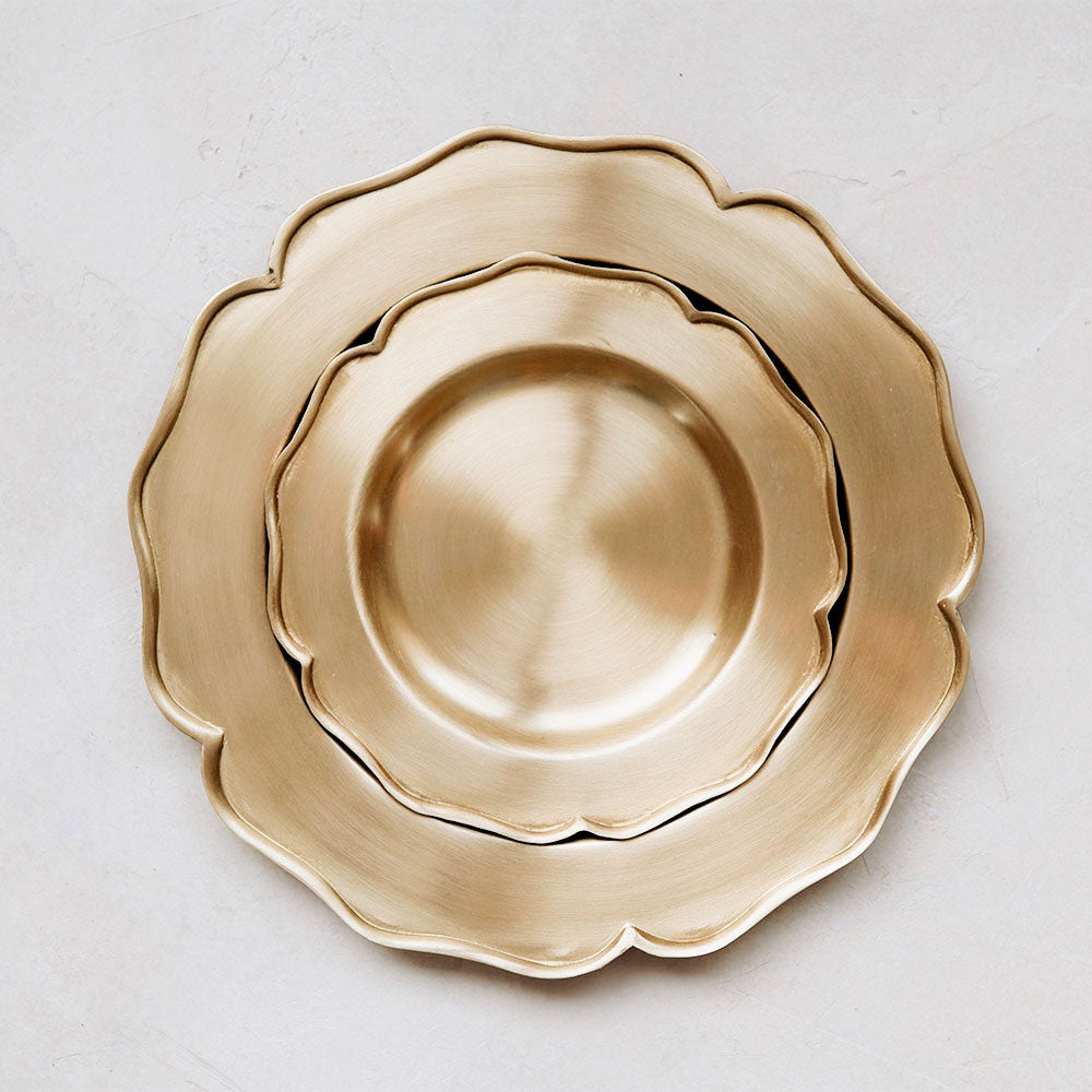 Petal Brass Tray - Large