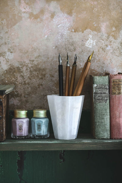 Fluted Alabaster Vessel