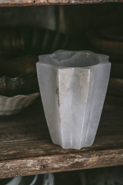 Fluted Alabaster Vessel