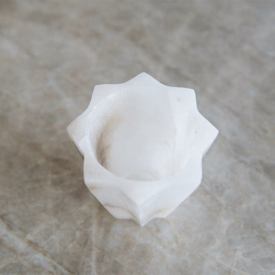 Fluted Alabaster Vessel