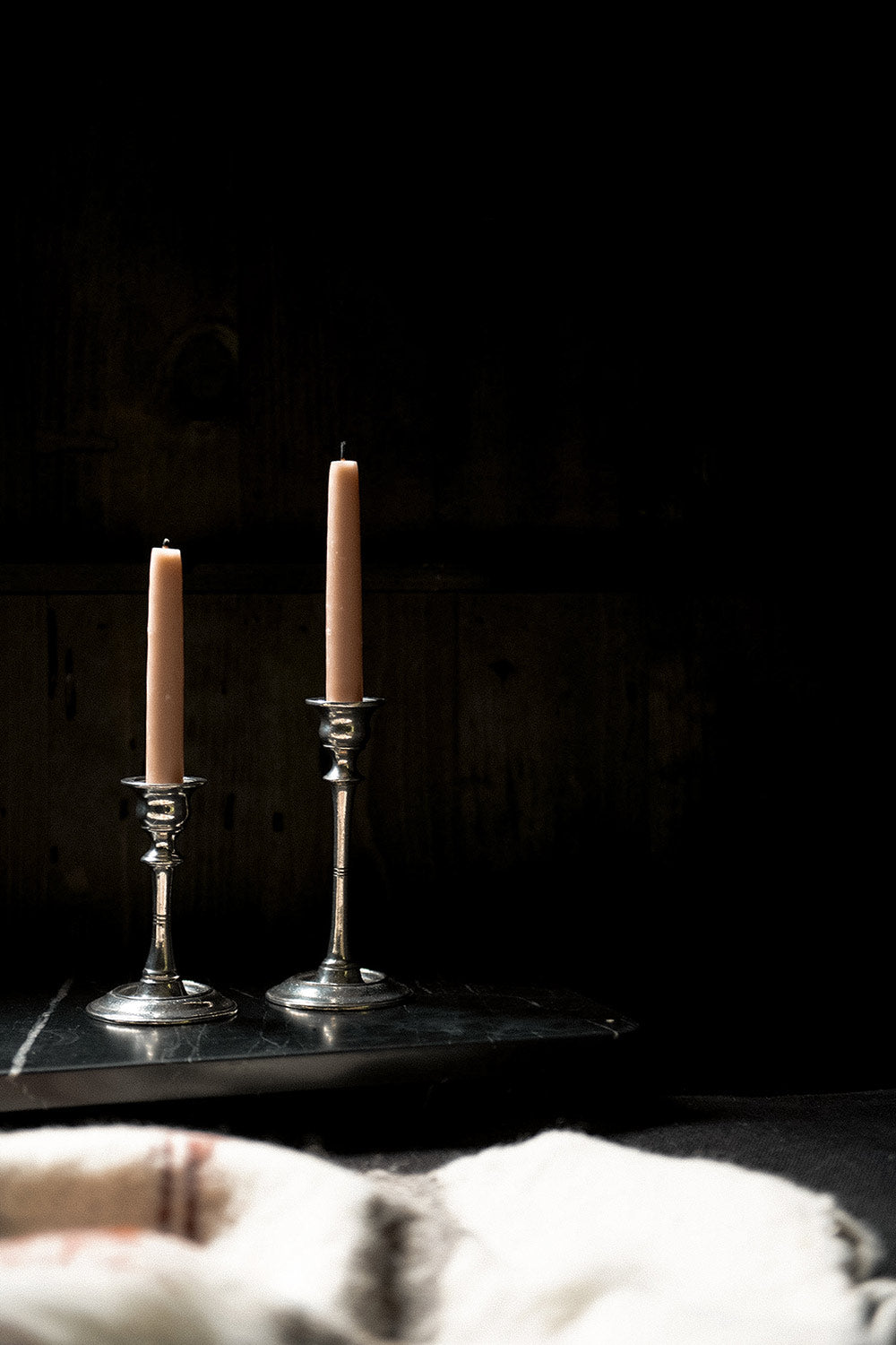 Pewter Candlestick
