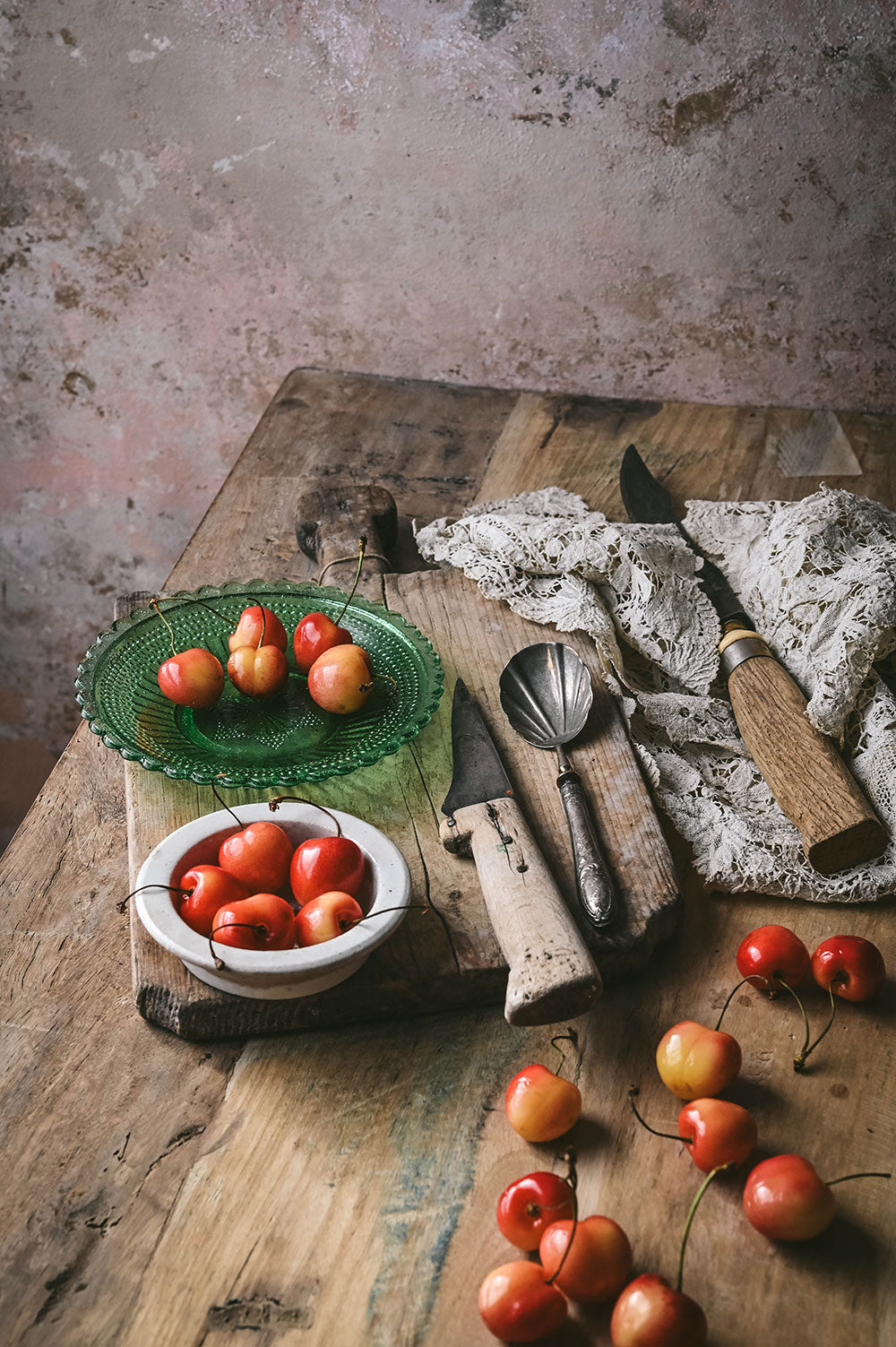 Hand-Pressed Recycled Glass Plate