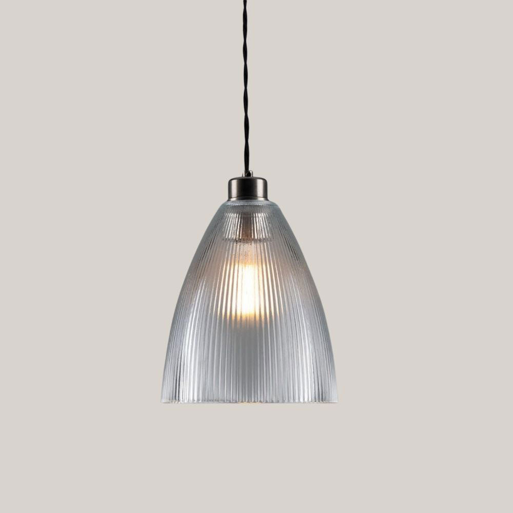 Halo Prismatic Glass Pendant Light