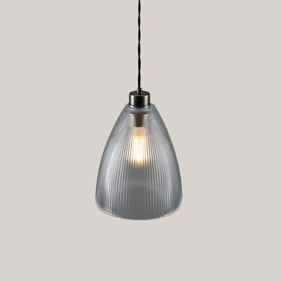 Halo Prismatic Glass Pendant Light