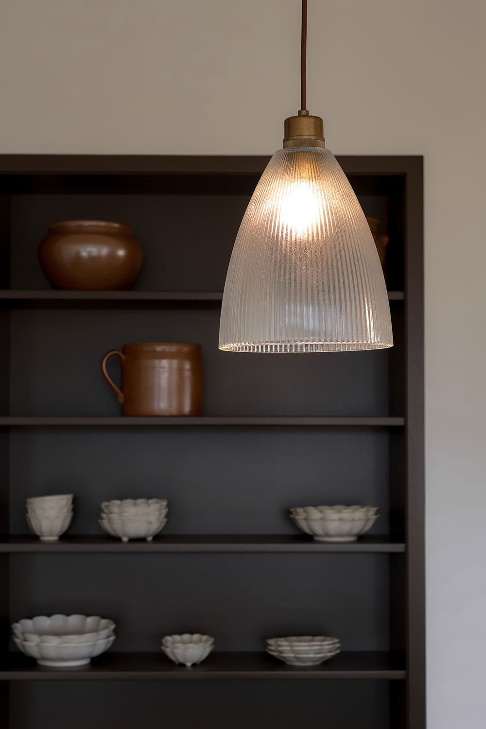 Halo Prismatic Glass Pendant Light