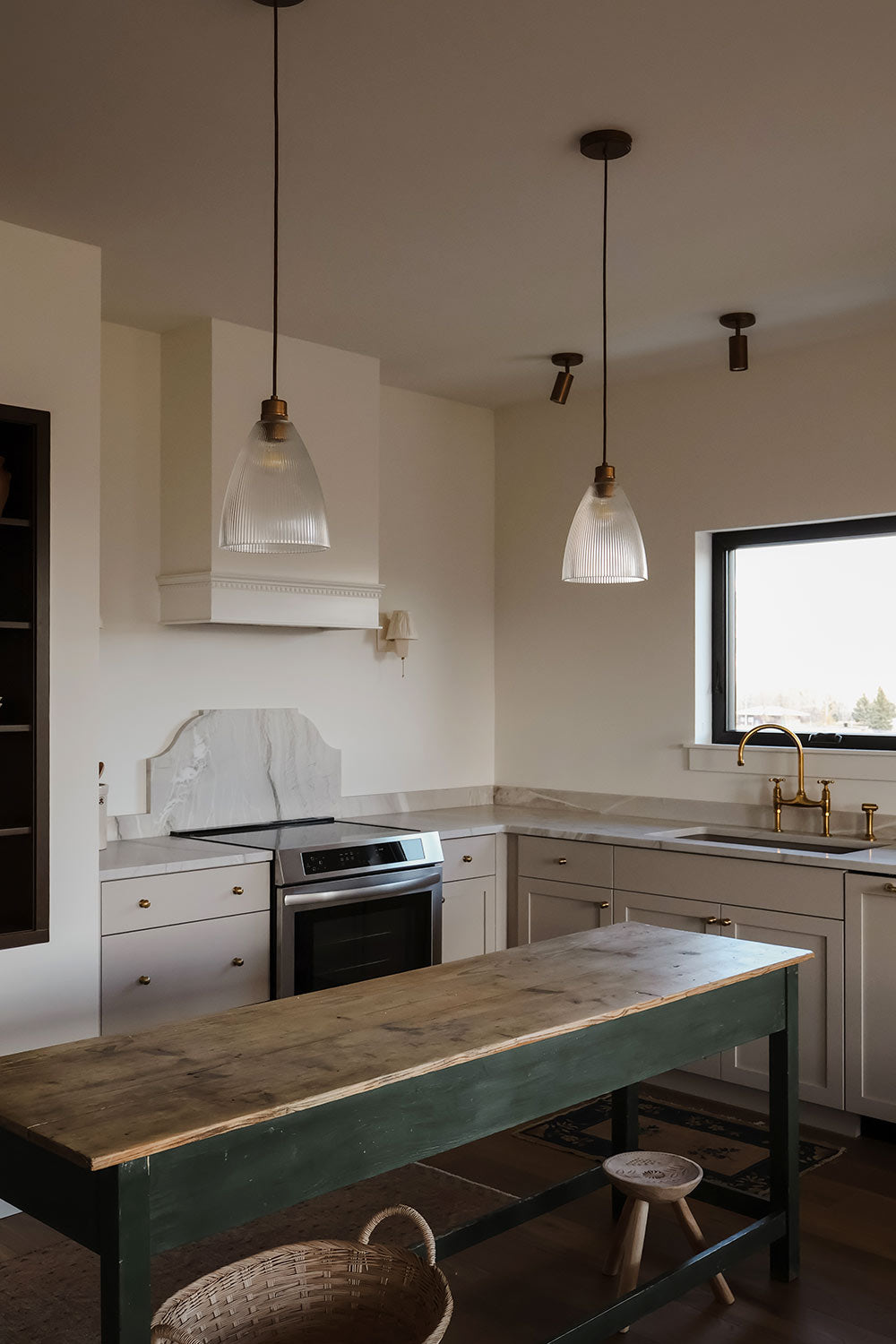 Halo Prismatic Glass Pendant Light