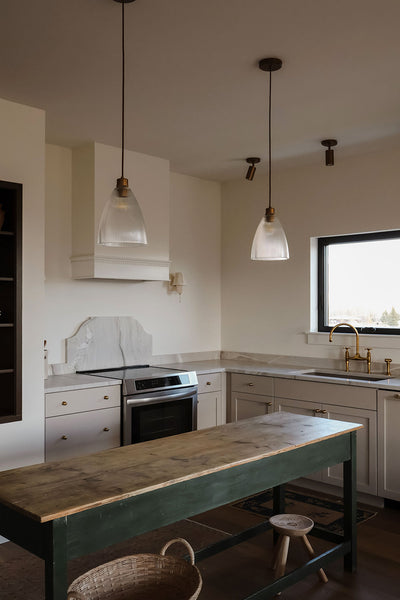 Halo Prismatic Glass Pendant Light