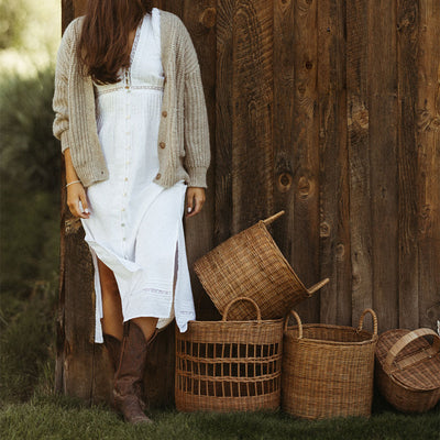 Libby Rattan Basket