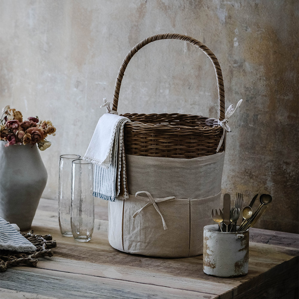 Busby Rattan Basket