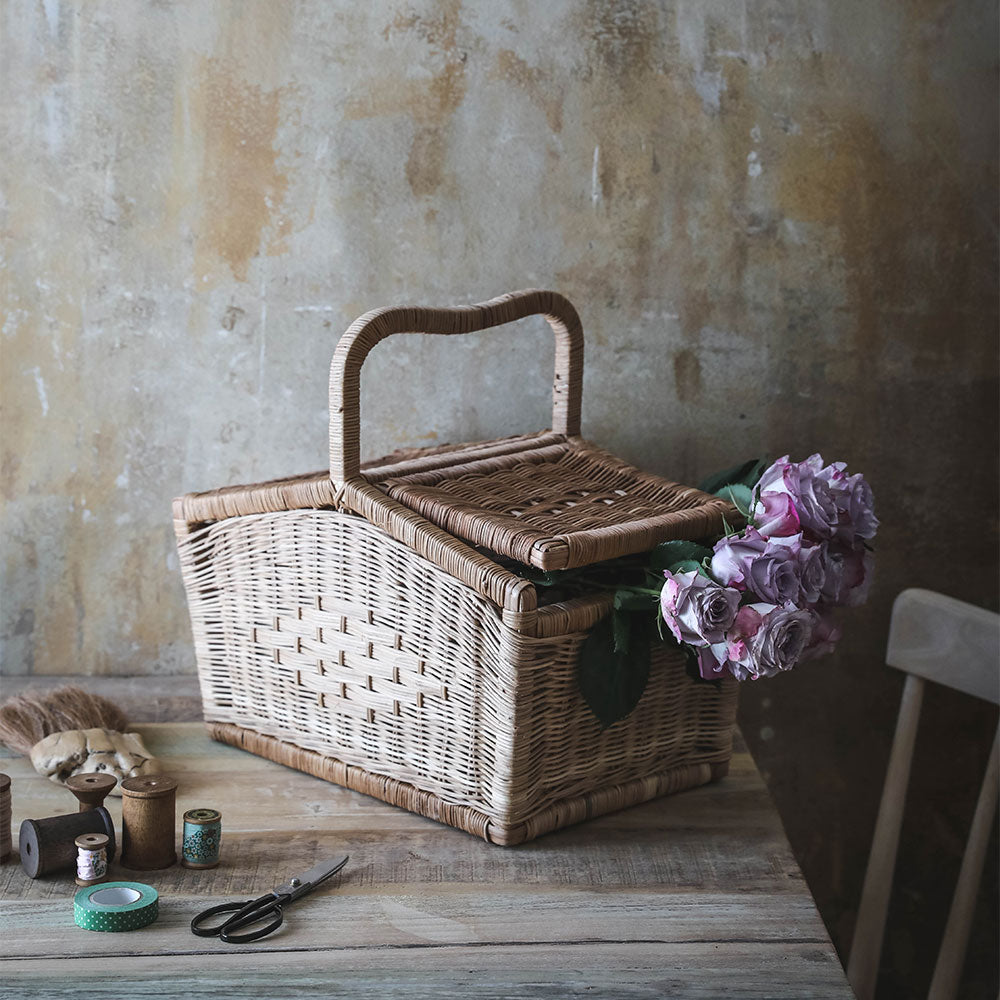 Rattan Picnic Basket