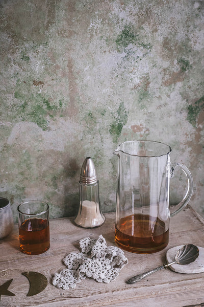 Recycled Glass Ripple Pitcher