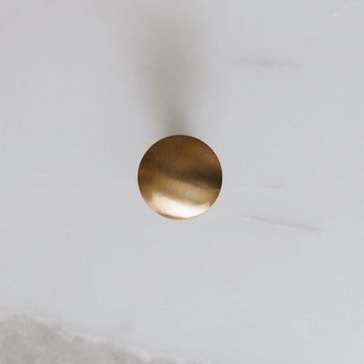 Roan Iris Antique Brass Knob