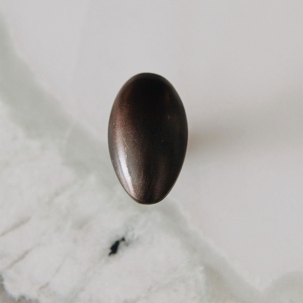 Roan Iris Blackened Bronze Knob