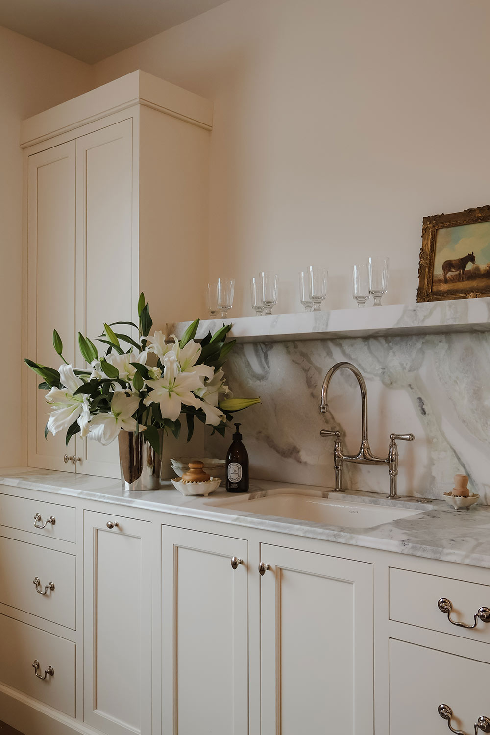 Roan Iris Meadow Bucket Vase