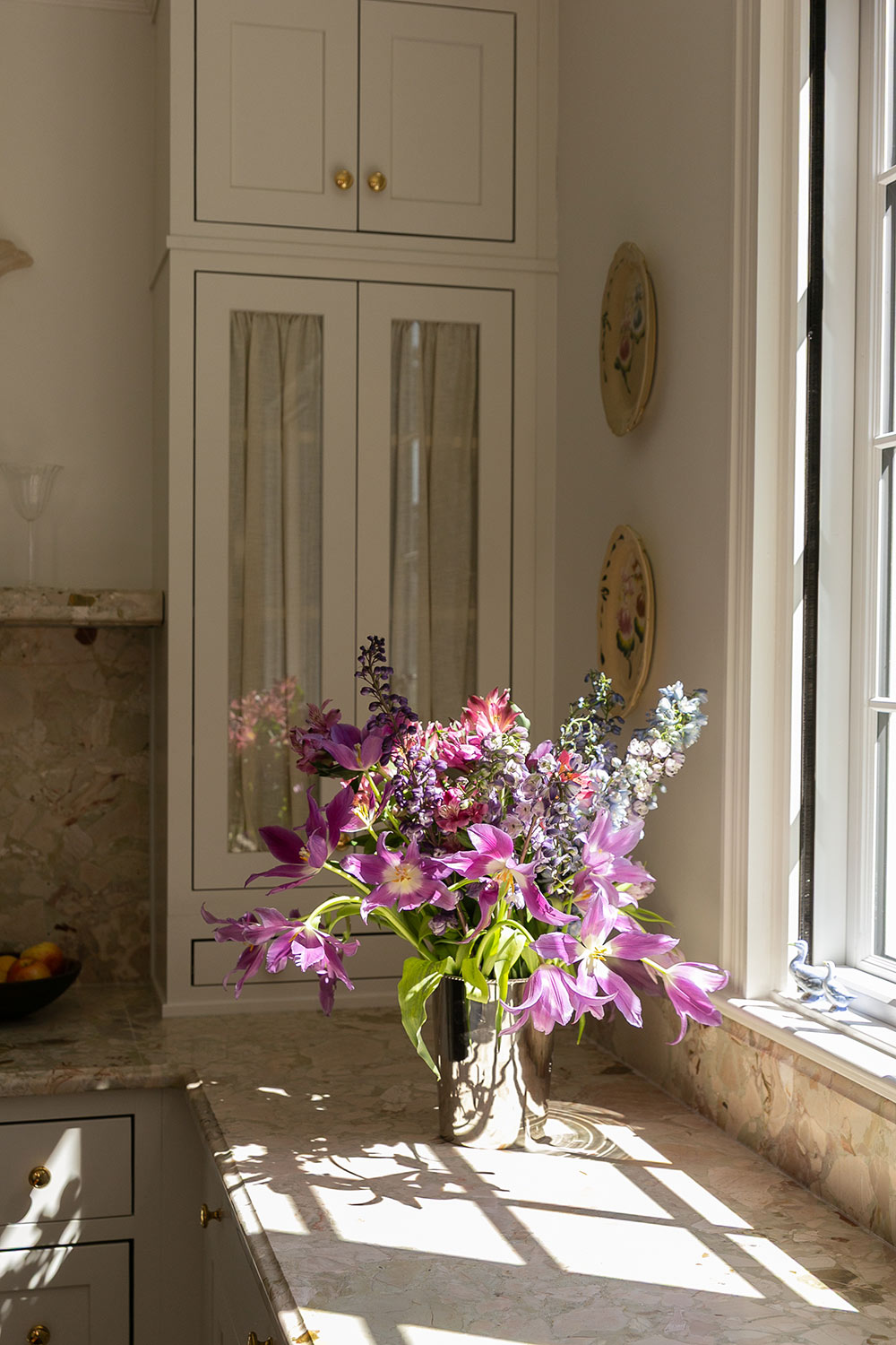 Roan Iris Meadow Bucket Vase