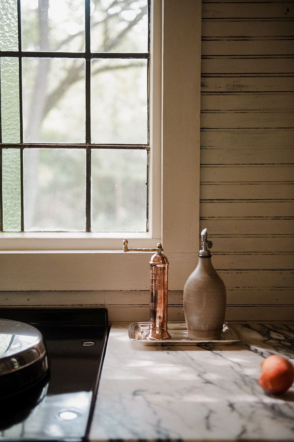 Ceramic Oil Bottle - Oat