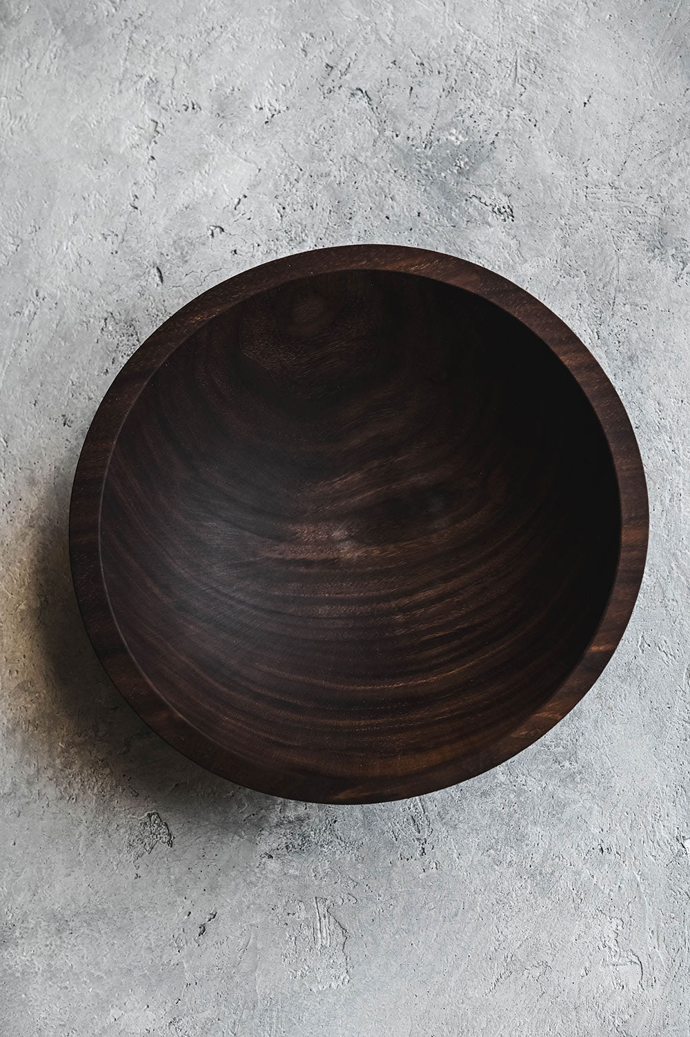 Roan Iris Walnut Wood Bowl