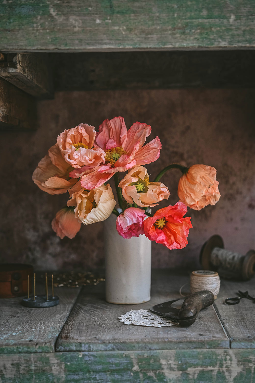 Scallop Ceramic Vase