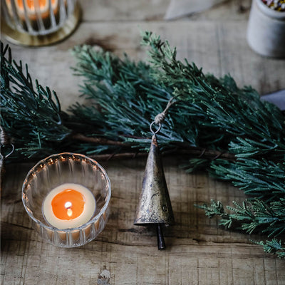 Petite Scalloped Glass Votive Set