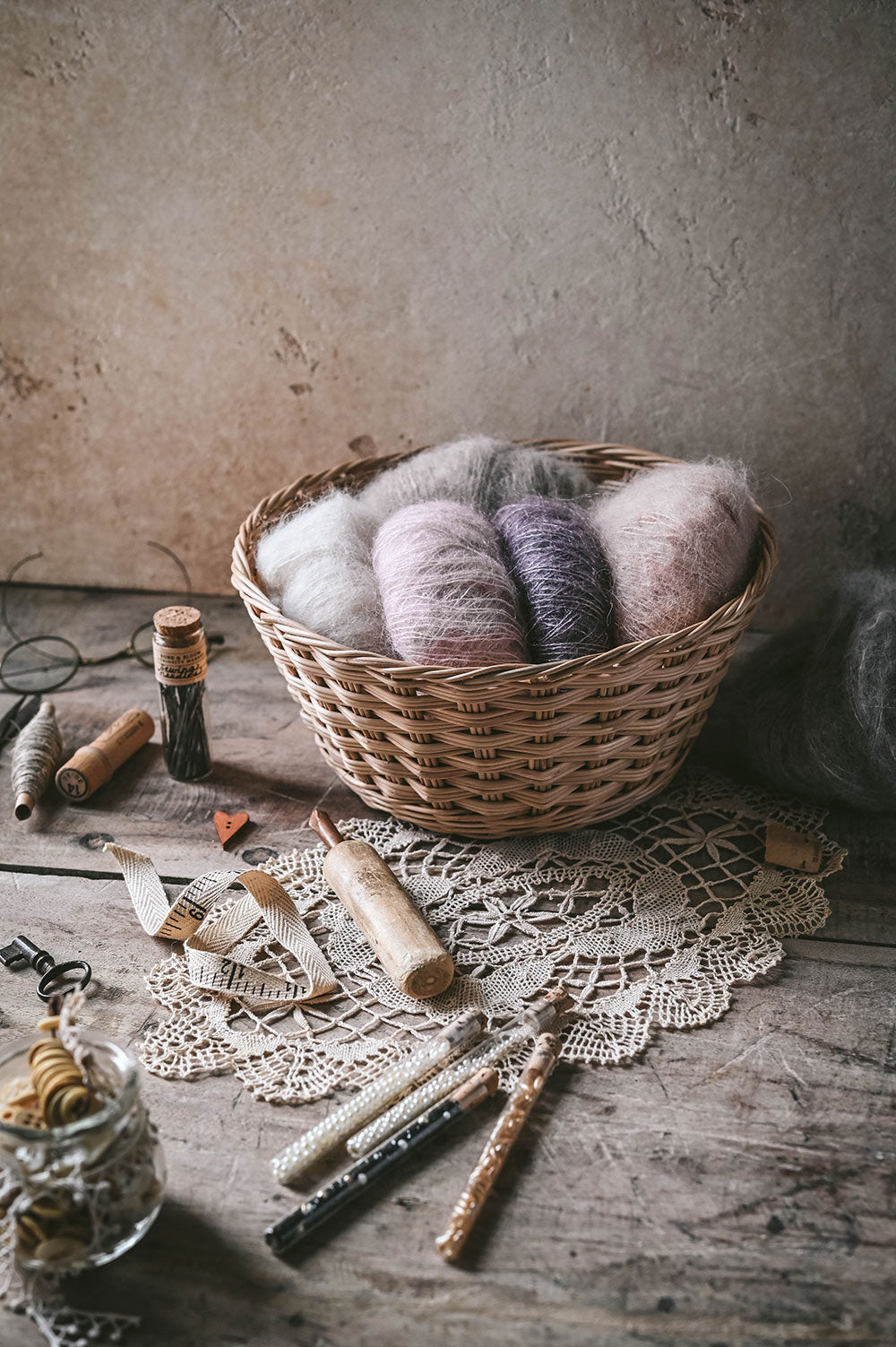 Small Round Woven Basket