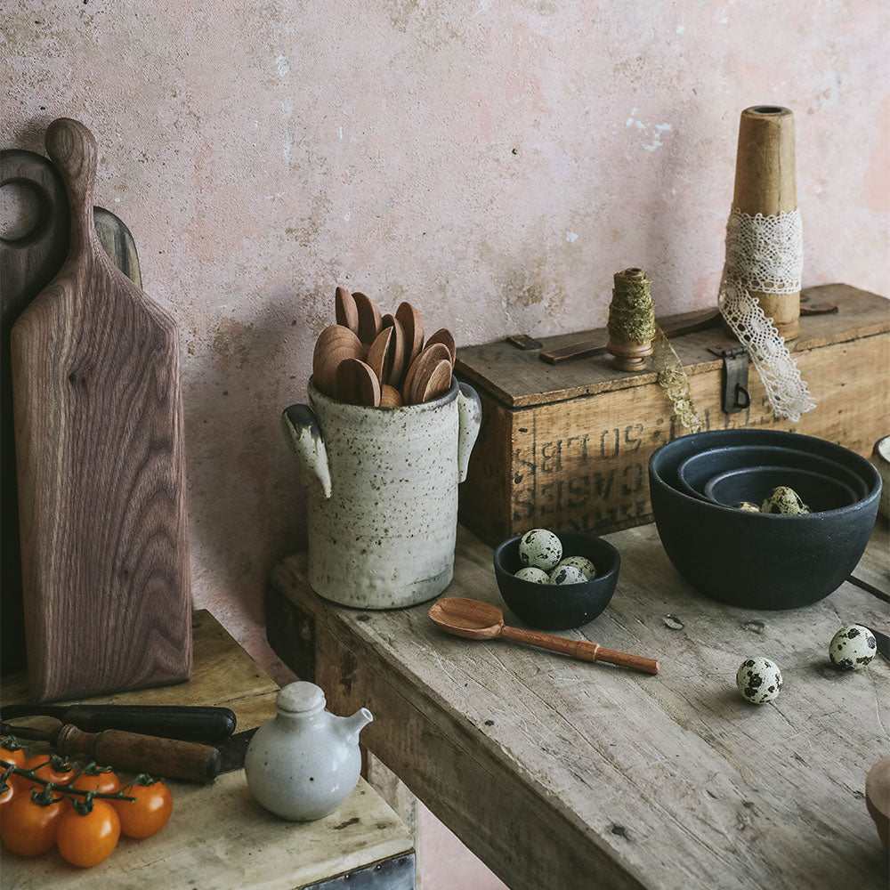 Stoneware Utensil Crock