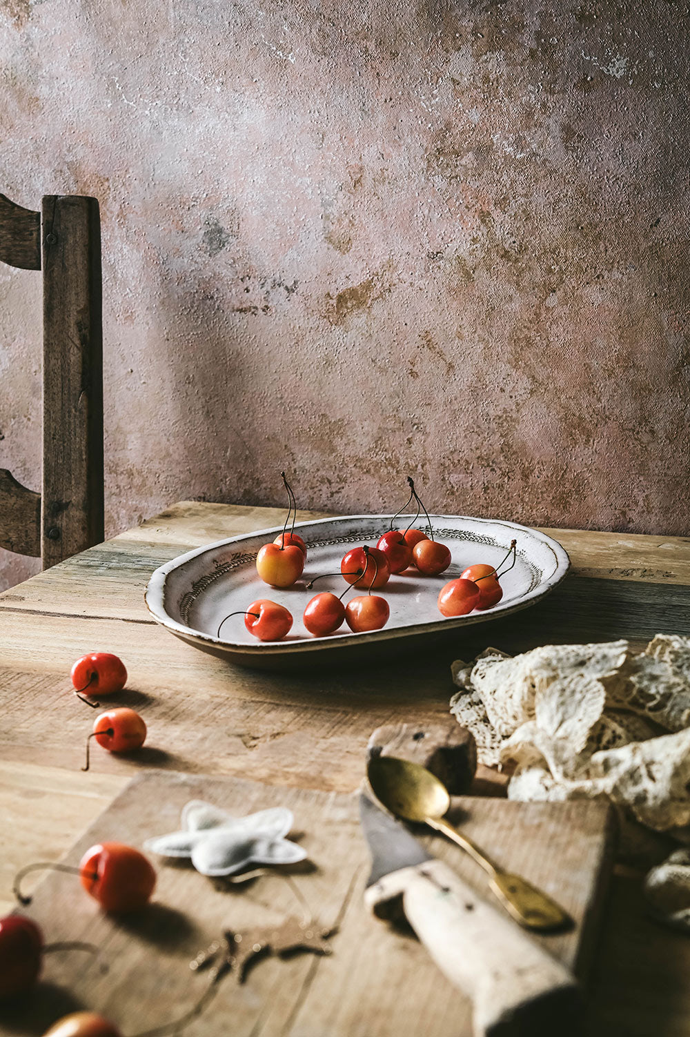 Handcrafted Stoneware Serving Platter