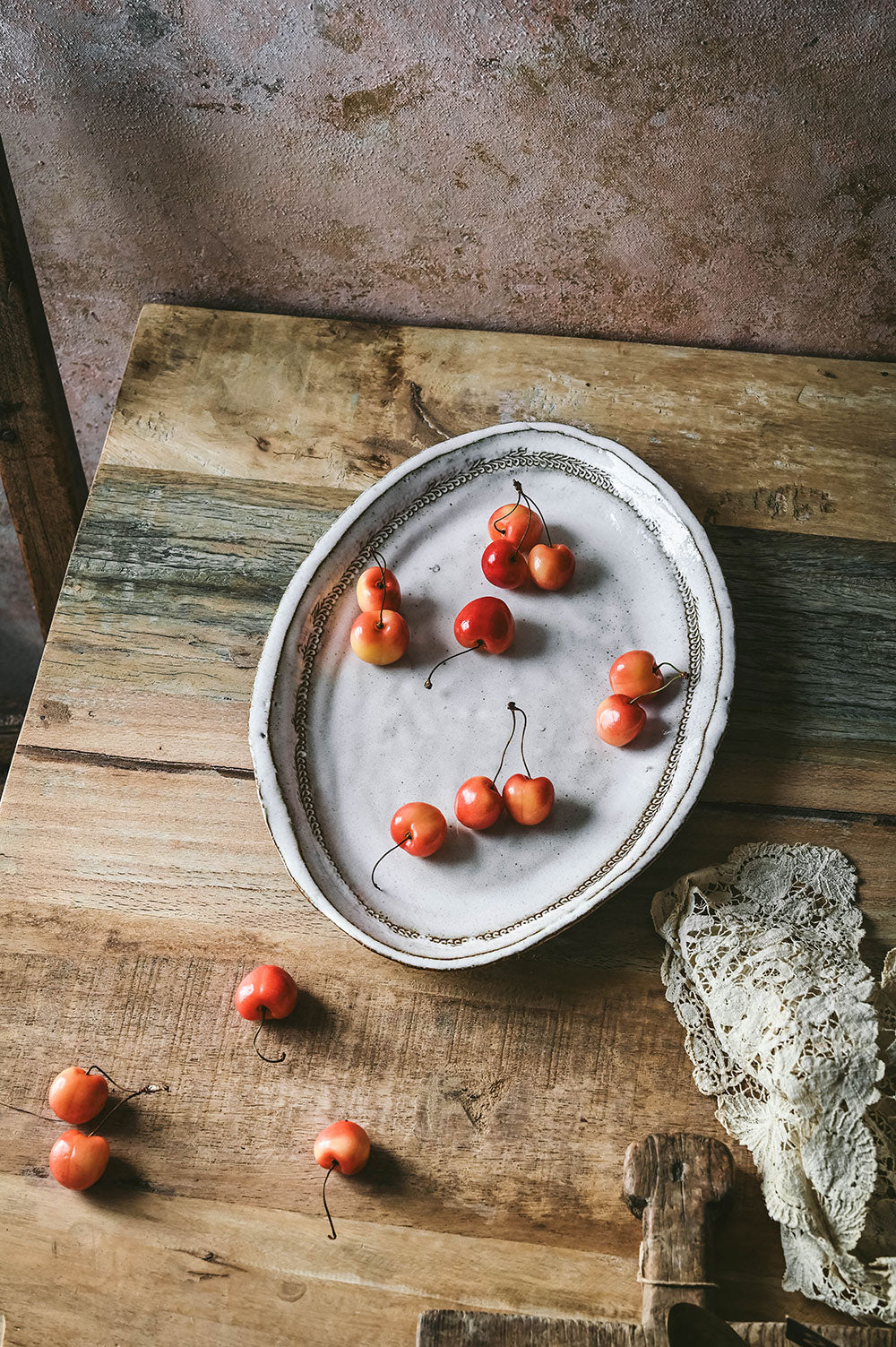Handcrafted Stoneware Serving Platter