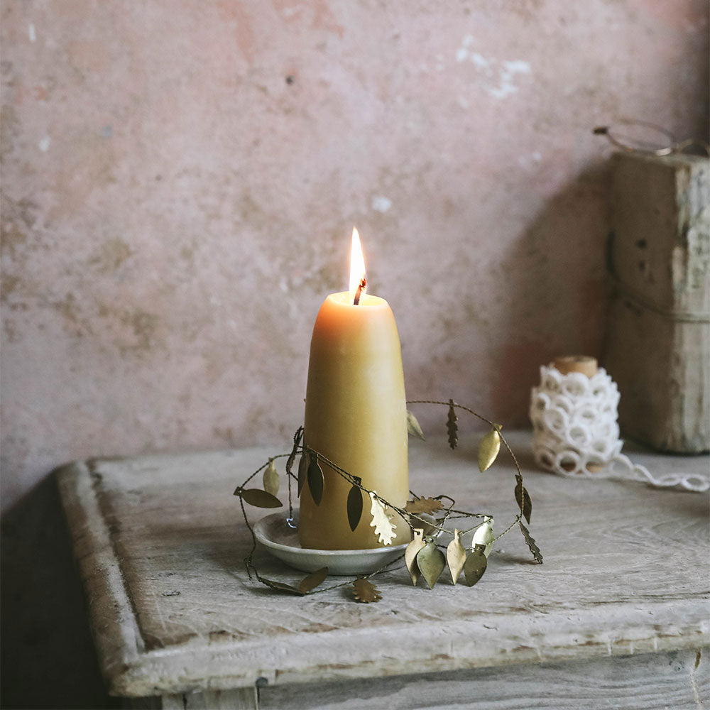 Stubby Beeswax Candle Set