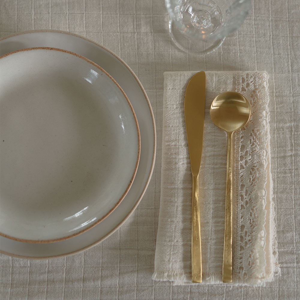 Forged Brass Flatware Set